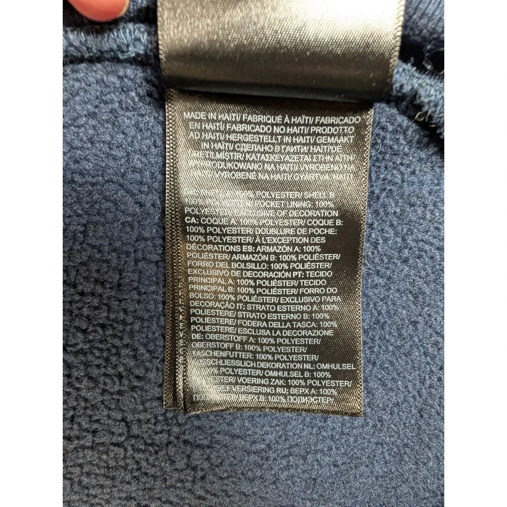 The North Face Men's Front Range Fleece Jacket Summit Navy Heather Size Large
